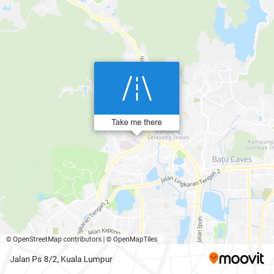 Jalan Ps 8/2 map