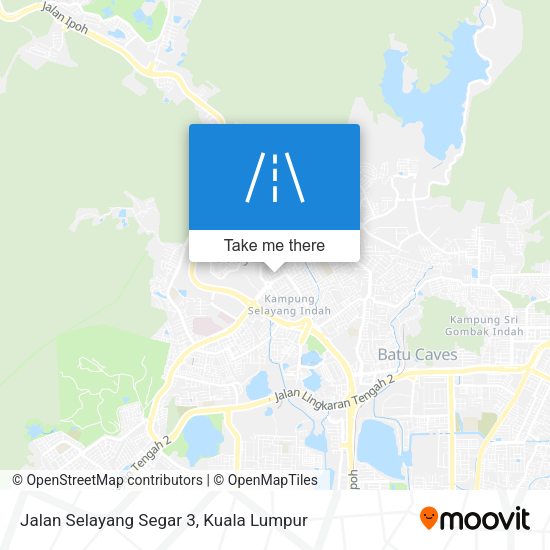 Jalan Selayang Segar 3 map
