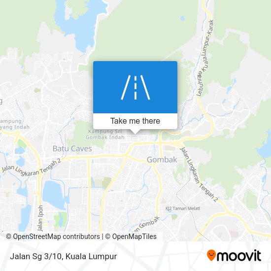 Peta Jalan Sg 3/10
