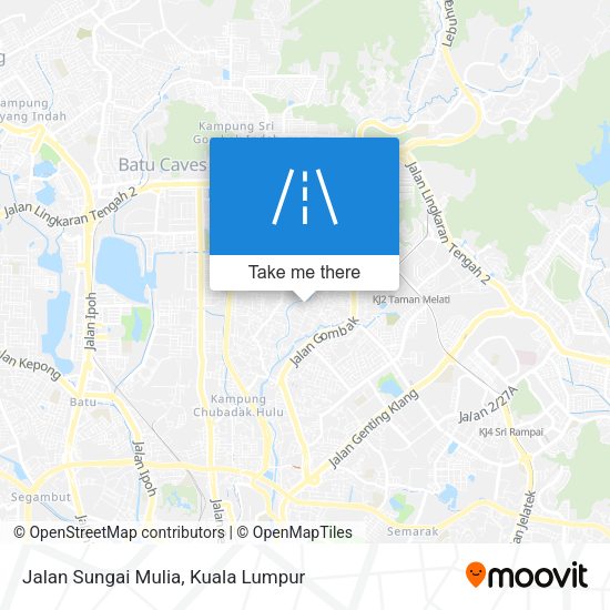 Jalan Sungai Mulia map