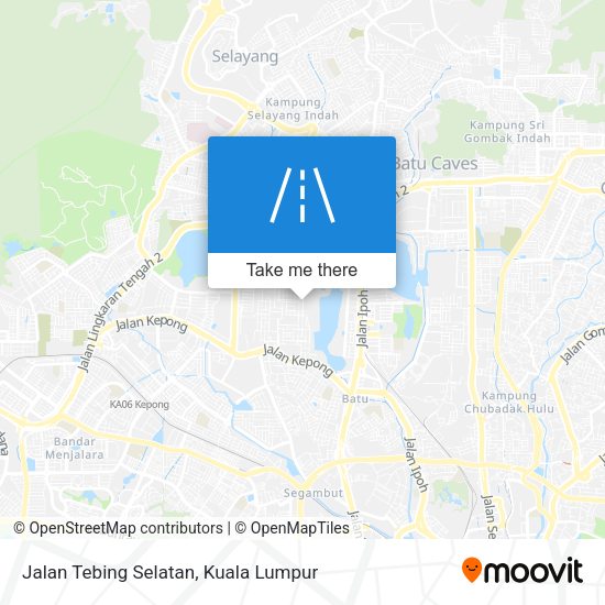 Jalan Tebing Selatan map