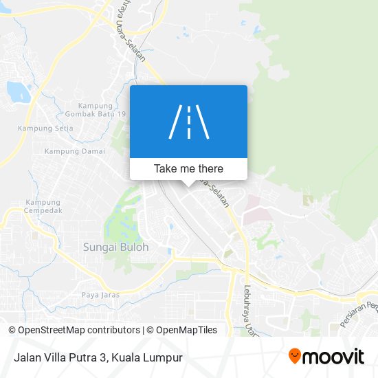Jalan Villa Putra 3 map