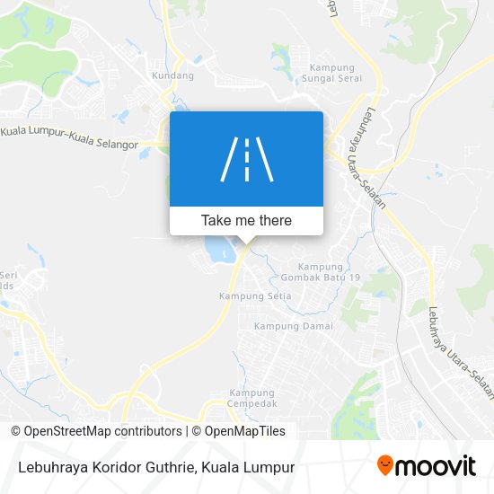 Peta Lebuhraya Koridor Guthrie
