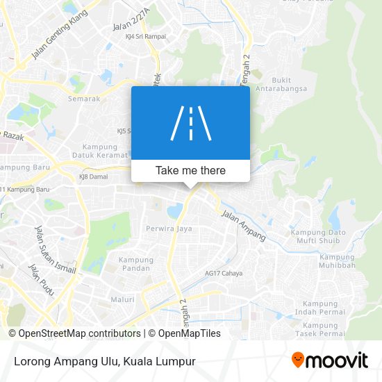 Lorong Ampang Ulu map