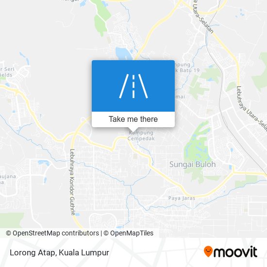 Lorong Atap map