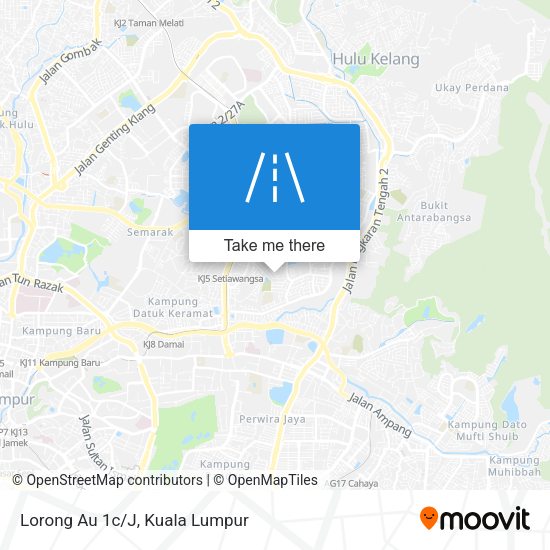 Lorong Au 1c/J map