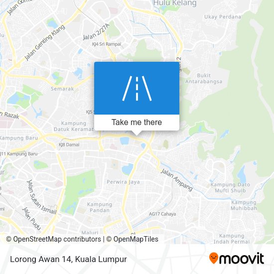 Peta Lorong Awan 14
