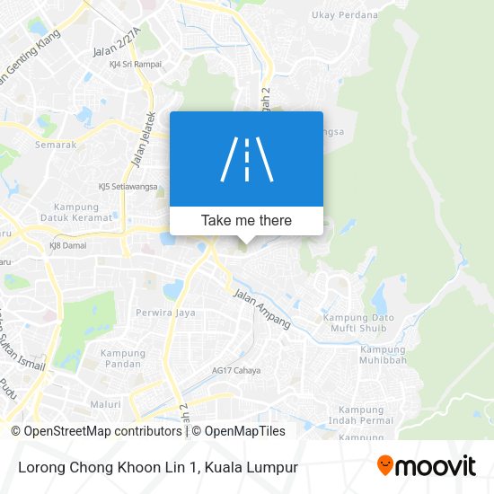 Lorong Chong Khoon Lin 1 map