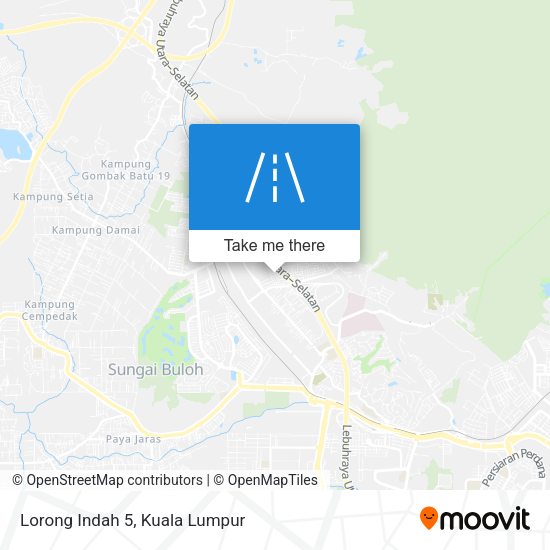 Peta Lorong Indah 5