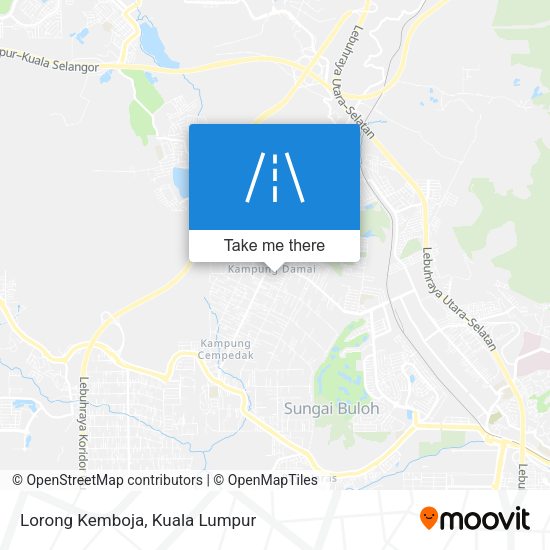 Peta Lorong Kemboja