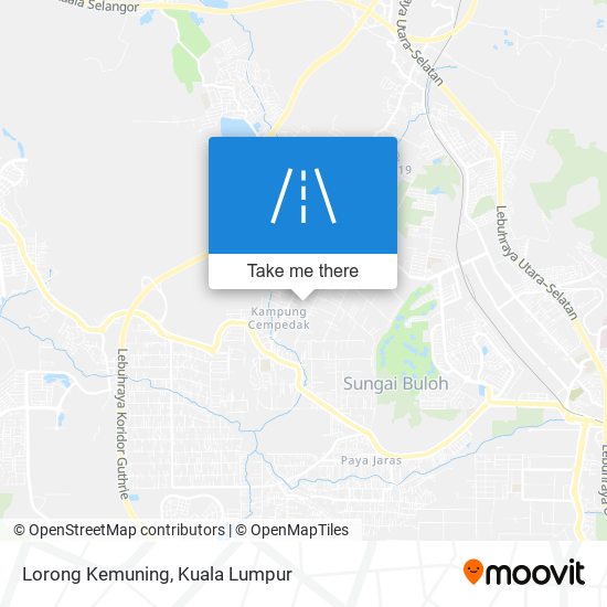 Peta Lorong Kemuning