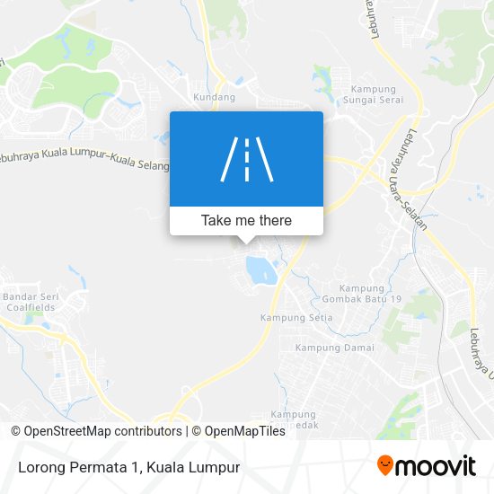 Lorong Permata 1 map
