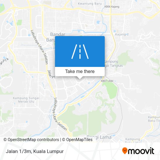 Jalan 1/3m map