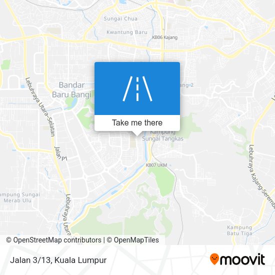 Jalan 3/13 map