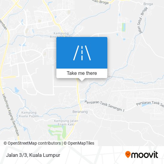 Jalan 3/3 map