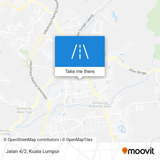 Jalan 4/2 map