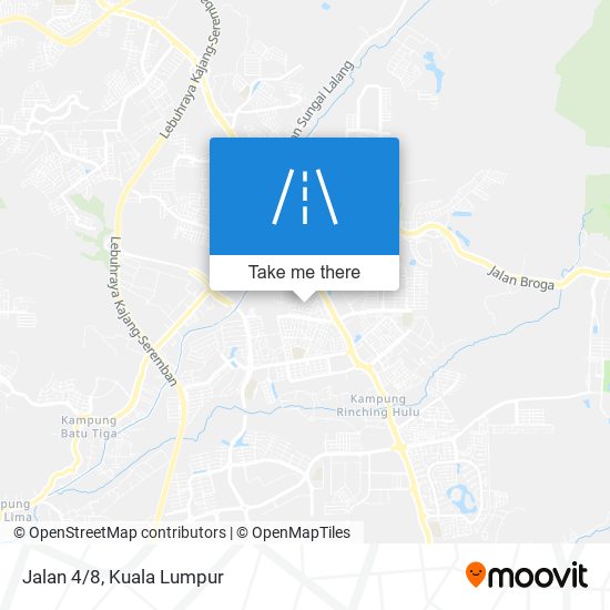 Jalan 4/8 map