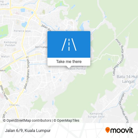 Jalan 6/9 map