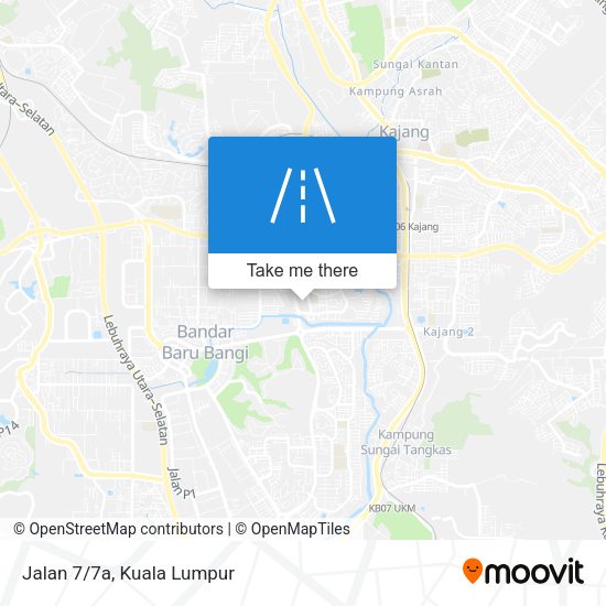 Jalan 7/7a map