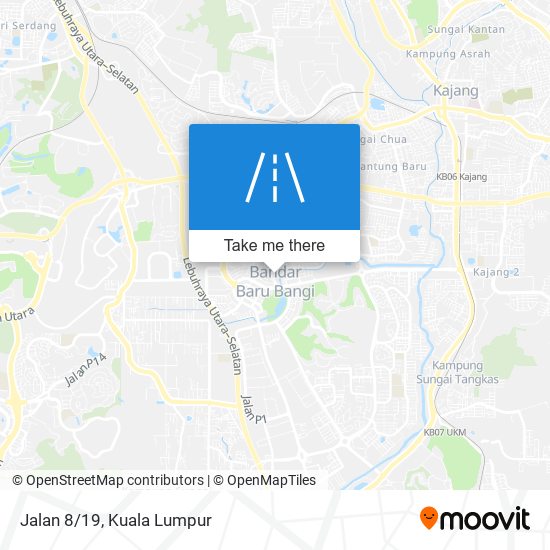 Jalan 8/19 map