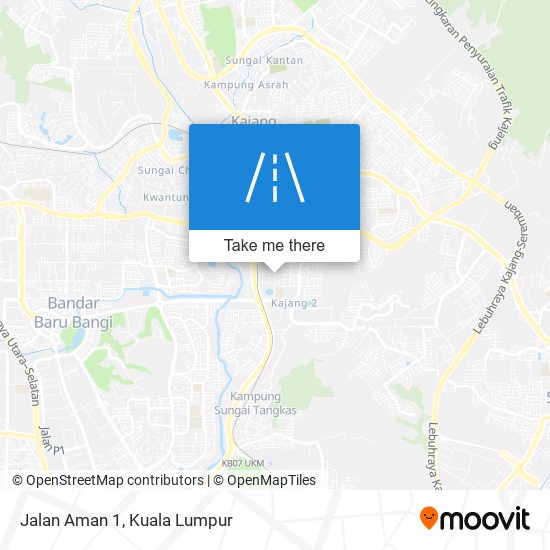 Jalan Aman 1 map