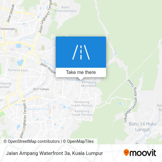 Jalan Ampang Waterfront 3a map