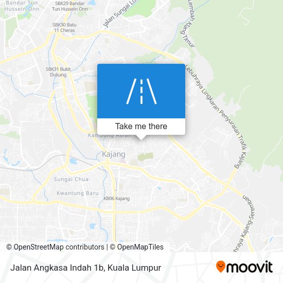 Jalan Angkasa Indah 1b map