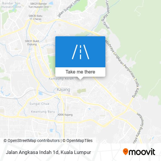 Peta Jalan Angkasa Indah 1d