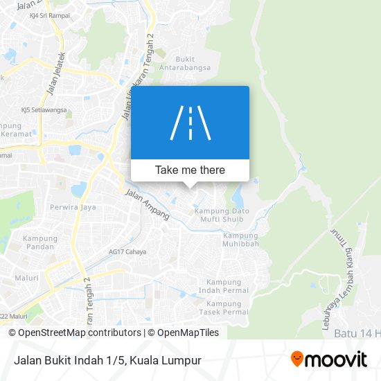 Jalan Bukit Indah 1/5 map