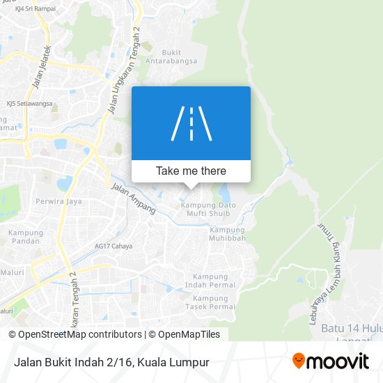 Peta Jalan Bukit Indah 2/16