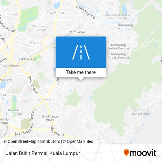 Peta Jalan Bukit Permai