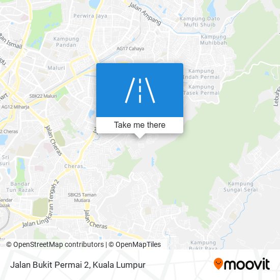 Jalan Bukit Permai 2 map