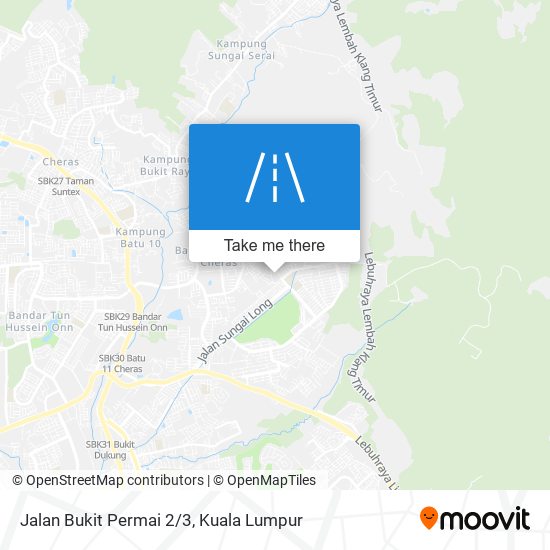 Jalan Bukit Permai 2/3 map