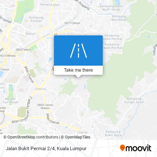 Jalan Bukit Permai 2/4 map