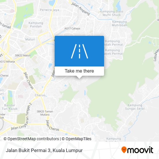 Jalan Bukit Permai 3 map
