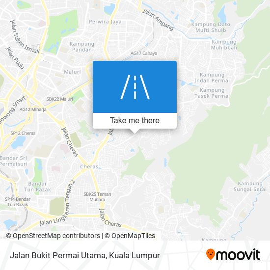 Jalan Bukit Permai Utama map