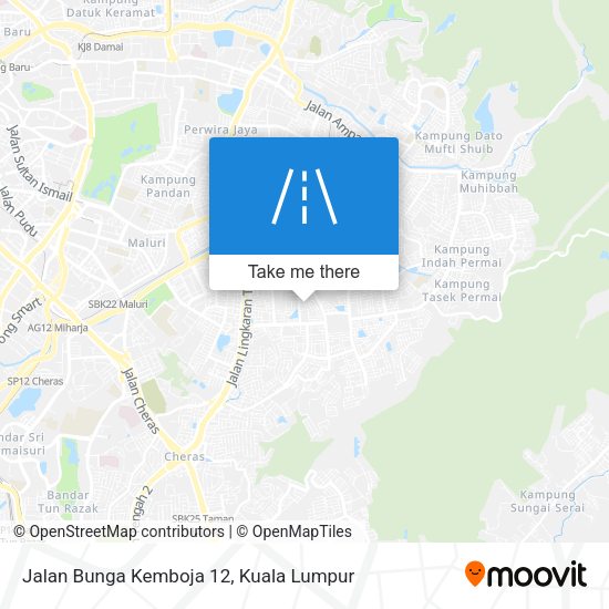 Jalan Bunga Kemboja 12 map