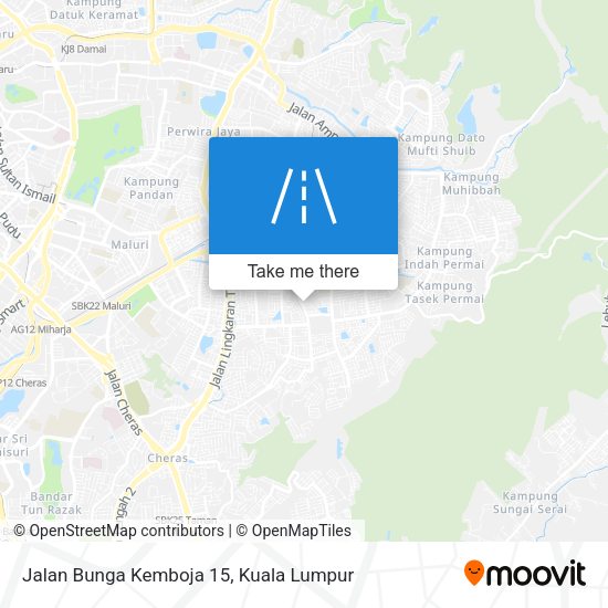 Jalan Bunga Kemboja 15 map