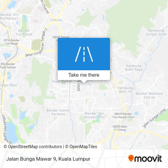 Peta Jalan Bunga Mawar 9