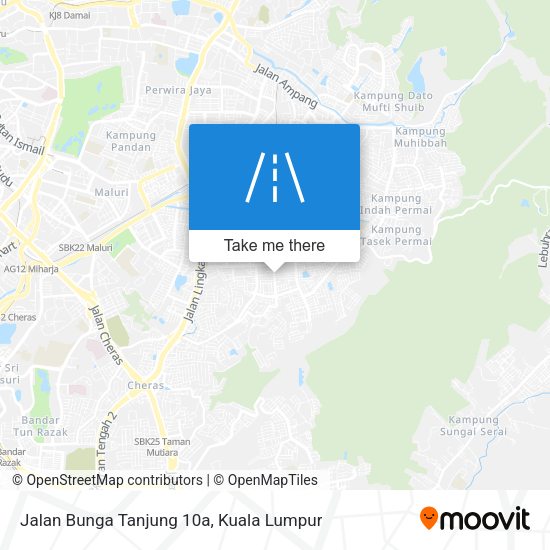 Jalan Bunga Tanjung 10a map