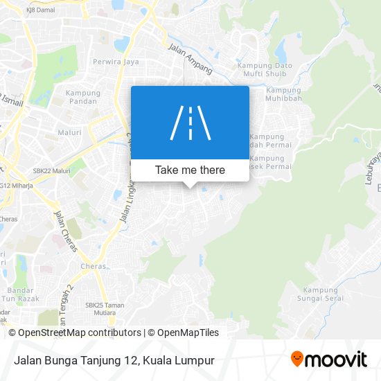 Peta Jalan Bunga Tanjung 12
