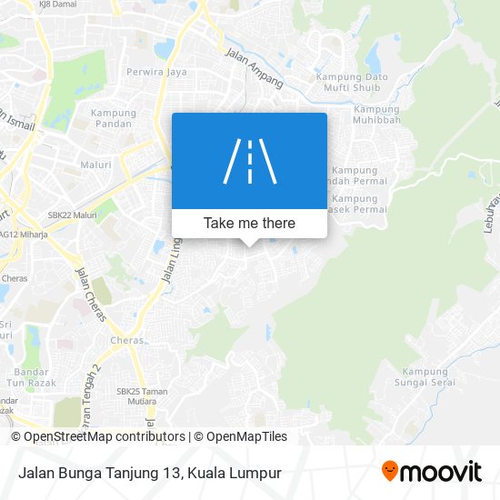 Peta Jalan Bunga Tanjung 13