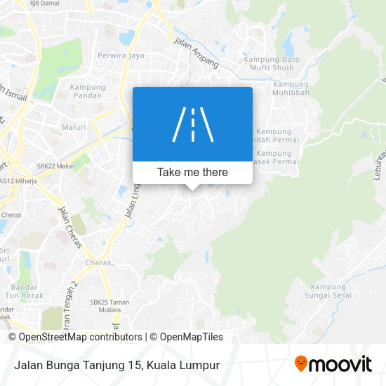 Peta Jalan Bunga Tanjung 15