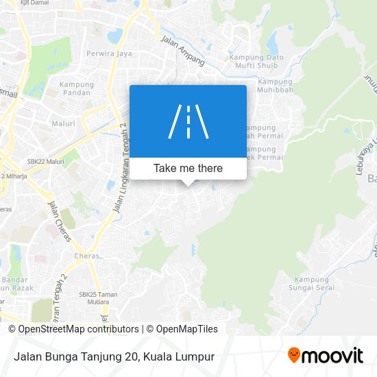 Peta Jalan Bunga Tanjung 20