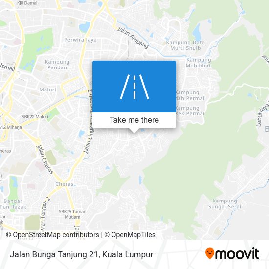 Peta Jalan Bunga Tanjung 21