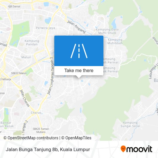 Jalan Bunga Tanjung 8b map