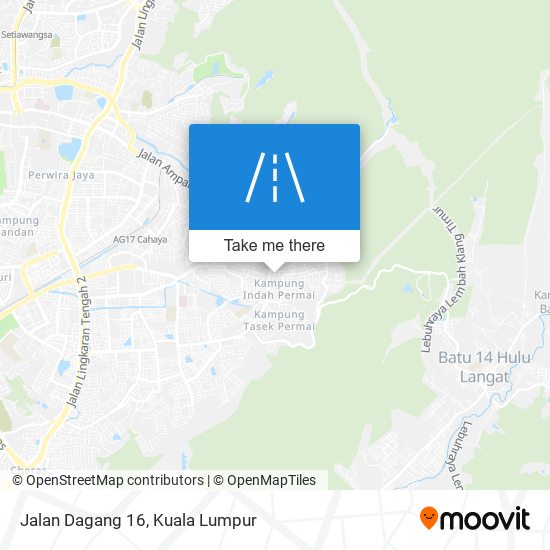 Jalan Dagang 16 map