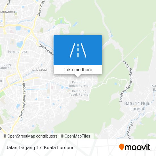 Jalan Dagang 17 map