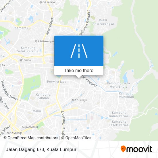 Jalan Dagang 6/3 map