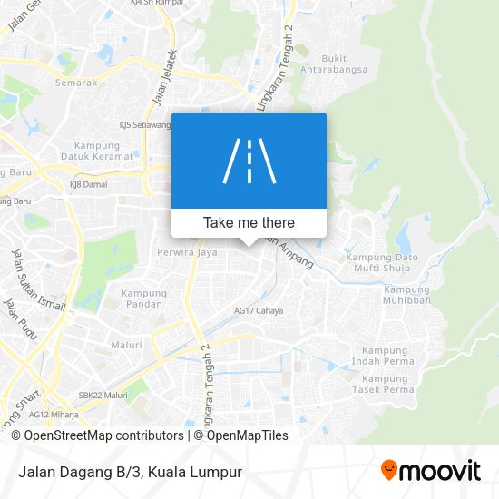 Jalan Dagang B/3 map